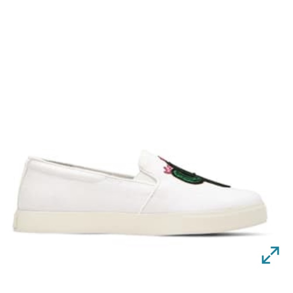 Katy Perry Cactus Sequins Slip-on Sneakers  Size 7.5 White - Picture 9 of 10